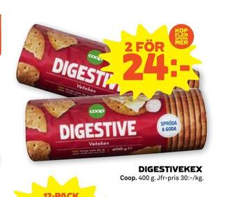 Stora Coop Digestivekex erbjuda
