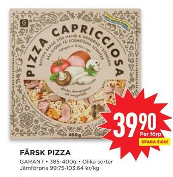 Willys Färsk pizza erbjuda