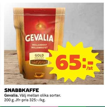 Coop Snabbkaffe erbjuda
