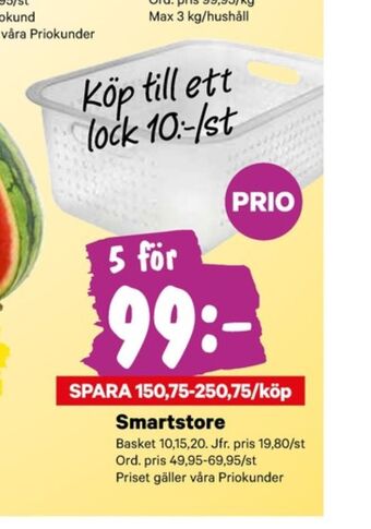 City Gross Smartstore förvaringsboxar erbjuda