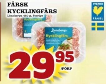 Matdax Lönneberga kycklingfärs erbjuda