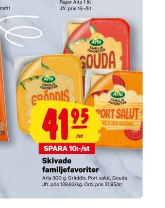 City Gross Arla skivad ost erbjuda