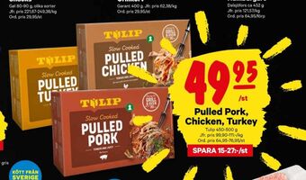 City Gross Tulip pulled pork erbjuda