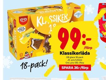 City Gross Klassiker glasspinnar erbjuda