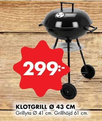 ÖoB Everyday bbq klotgrill erbjuda