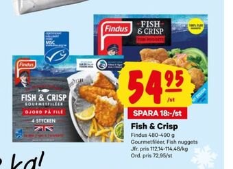 City Gross Fish & crisp fiskpinnar erbjuda