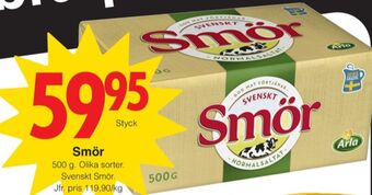 Matöppet Svenskt smör erbjuda