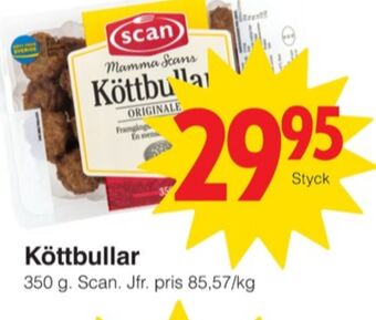 Matöppet Mamma scan köttbullar erbjuda