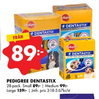 ÖoB Dentastix hundsnacks erbjuda