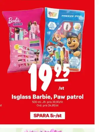 Barbie isglass