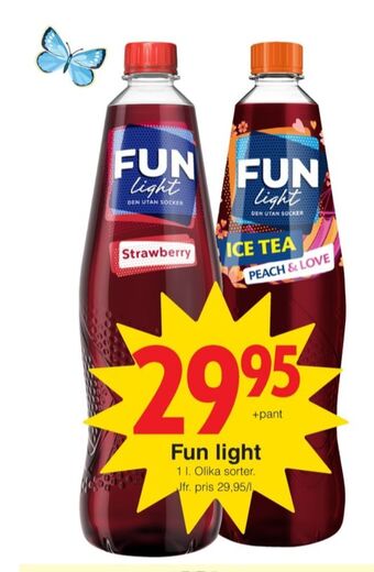 Matöppet Fun light lättdryck erbjuda