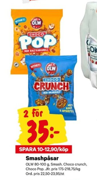 City Gross Choco pops popcorn erbjuda