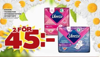 Matdax Libresse bindor erbjuda