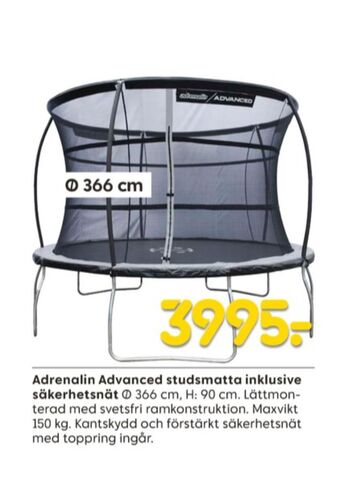 Rusta Adrenalin studsmatta/trampolin erbjuda