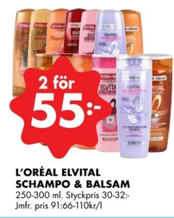 ÖoB Elvital balsam erbjuda