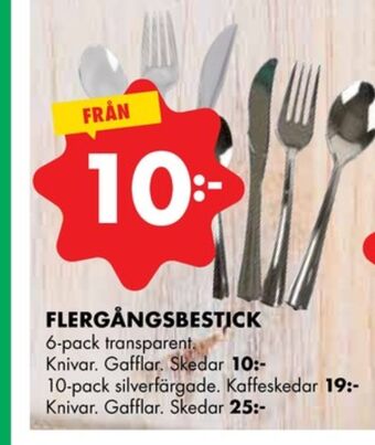 ÖoB Voltage engångsbestick/servis erbjuda