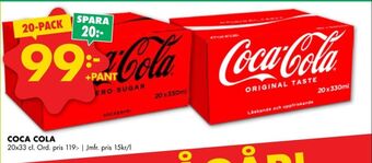 ÖoB Coca cola läskedryck erbjuda