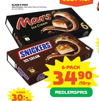 Mars glassnacks