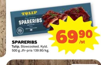 Stora Coop Tulip spareribs erbjuda
