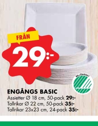 ÖoB Voltage engångsbestick/servis erbjuda
