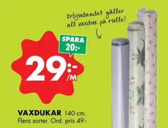 ÖoB Grumme vaxduk erbjuda