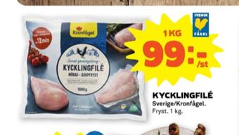 Stora Coop Kronfågel kycklingfilé erbjuda
