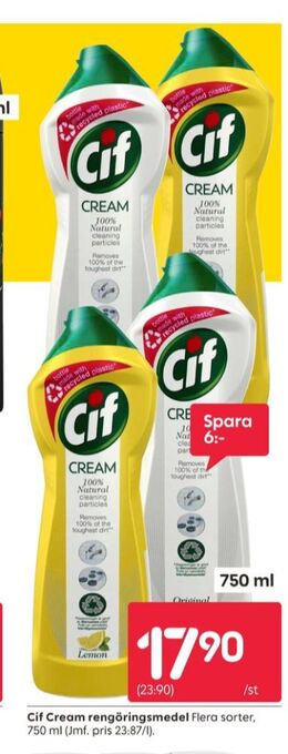Rusta Cif rengöringsmedel erbjuda