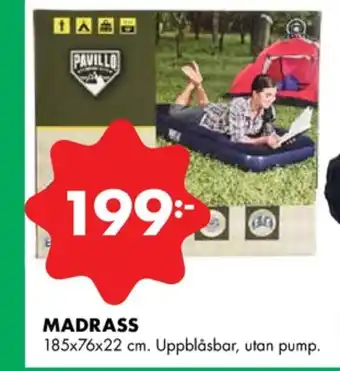 ÖoB Bestway luftmadrass erbjuda