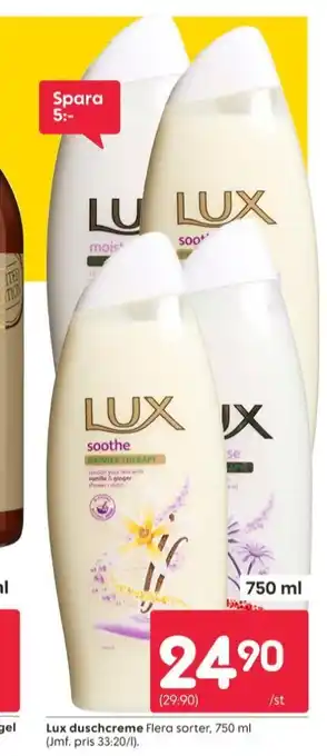 Rusta Lux duschtvål erbjuda