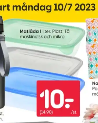 Rusta Nofo matlådor erbjuda