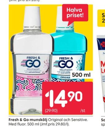 Rusta Fresh & go munskölj erbjuda
