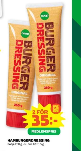 Stora Coop Coop dressing erbjuda