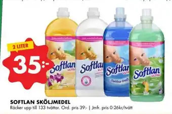 ÖoB Softlan Sköljmedel 2 liter erbjuda