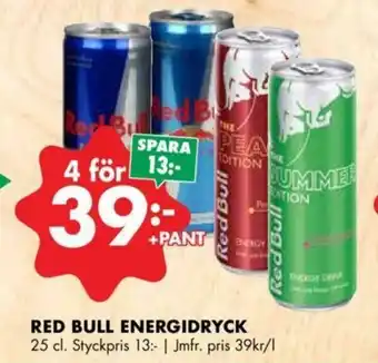 ÖoB Red Bull Energidryck 25cl erbjuda