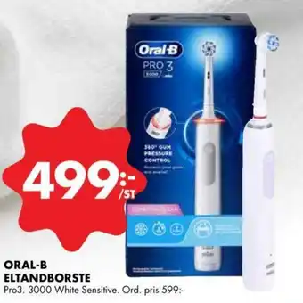 ÖoB Oral-B Pro3 Eltandborste erbjuda