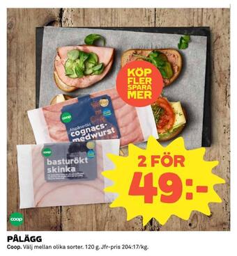 Coop Pålägg erbjuda