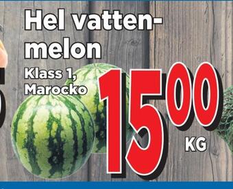 Supergrossen Hel vattenmelon erbjuda