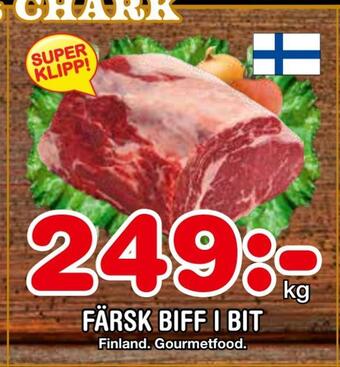 Nya Pulsen Färsk biff i bit erbjuda