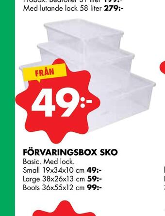 Förvaringsbox sko