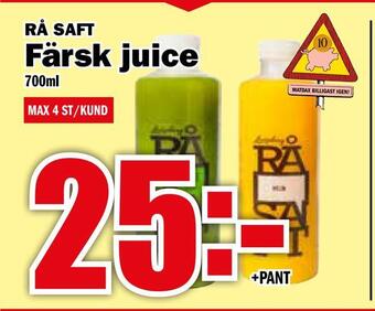 Matdax Färsk juice erbjuda