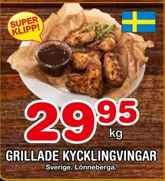Nya Pulsen Grillade kycklingvingar erbjuda