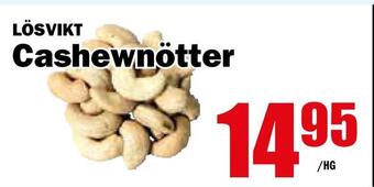 Matdax Cashewnötter erbjuda