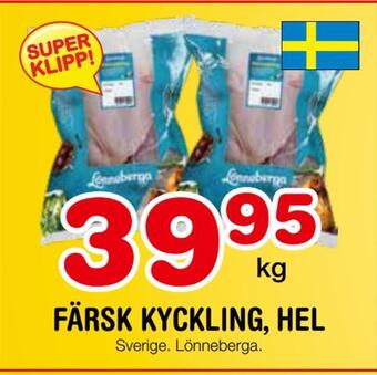 Nya Pulsen Färsk kyckling, hel erbjuda
