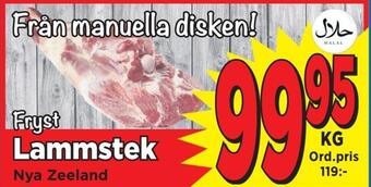 Supergrossen Lammstek erbjuda