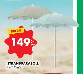 ÖoB Strandparasoll erbjuda