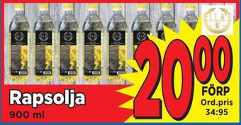 Supergrossen Rapsolja erbjuda