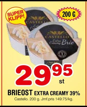 Nya Pulsen Brieost extra creamy 39% erbjuda
