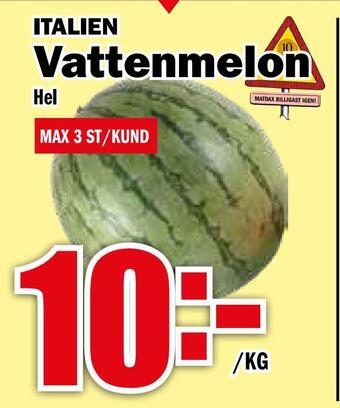 Matdax Vattenmelon erbjuda