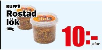 Matdax Rostad lök erbjuda