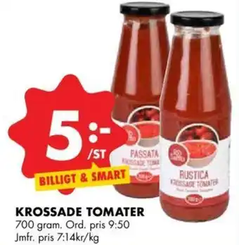 ÖoB Krossade Tomater 700 gram. erbjuda